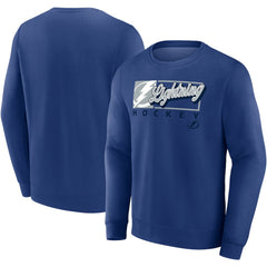 Tampa Bay Lightning Fanatics Focus Fleece Pullover Sweatshirt - Blue | Fanatics discount