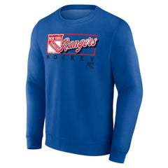 New York Rangers Fanatics Focus Fleece Pullover Sweatshirt - Royal | Fanatics discount