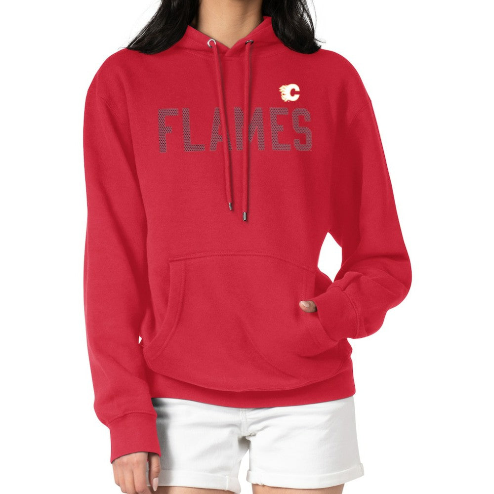 Calgary Flames G-III 4Her by Carl Banks Women's Dot Print Pullover Hoodie - Red | NHL discount