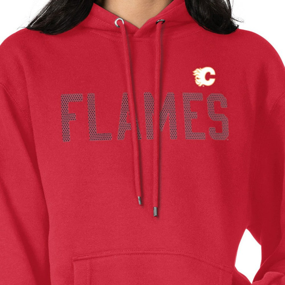 Calgary Flames G-III 4Her by Carl Banks Women's Dot Print Pullover Hoodie - Red | NHL discount