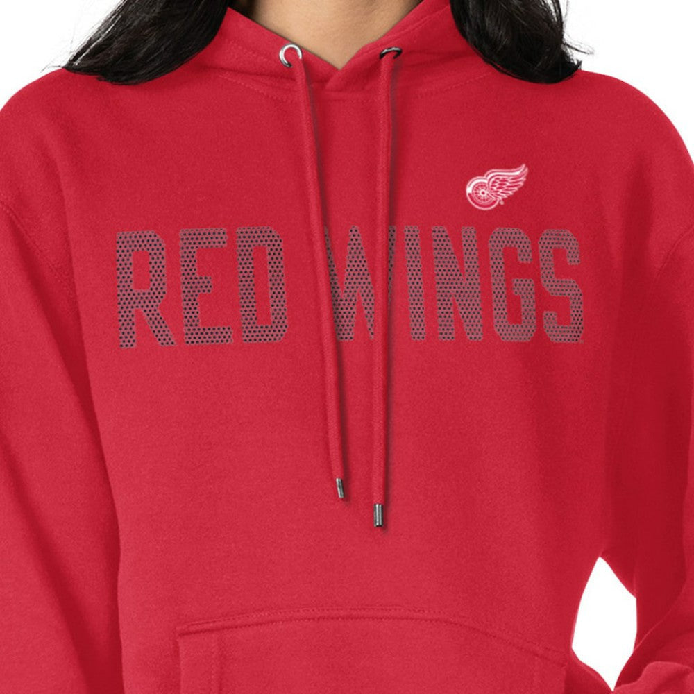 Detroit Red Wings G-III 4Her by Carl Banks Women's Dot Print Pullover Hoodie - Red | NHL Clearance