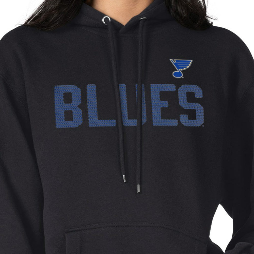 St. Louis Blues G-III 4Her by Carl Banks Women's Dot Print Pullover Hoodie - Black | NHL online
