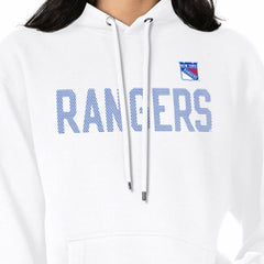 New York Rangers G-III 4Her by Carl Banks Women's Dot Print Pullover Hoodie - White | NHL Lifestyle