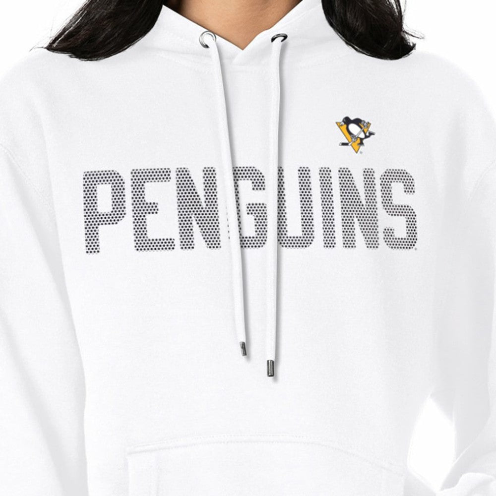 Pittsburgh Penguins G-III 4Her by Carl Banks Women's Dot Print Pullover Hoodie - White | NHL sale