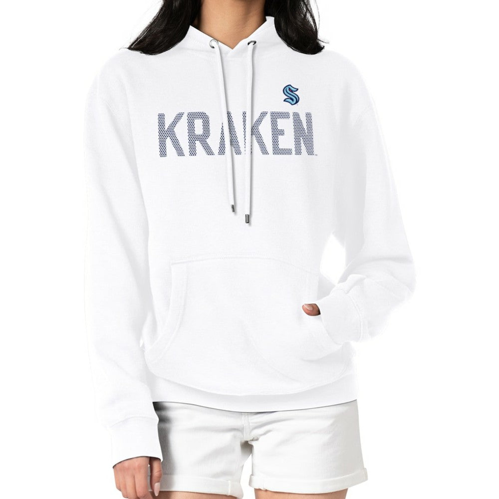Seattle Kraken G-III 4Her by Carl Banks Women's Dot Print Pullover Hoodie - White | NHL online