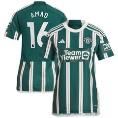 Adidas - Amad Diallo Manchester United Women's Replica Player Jersey – Green