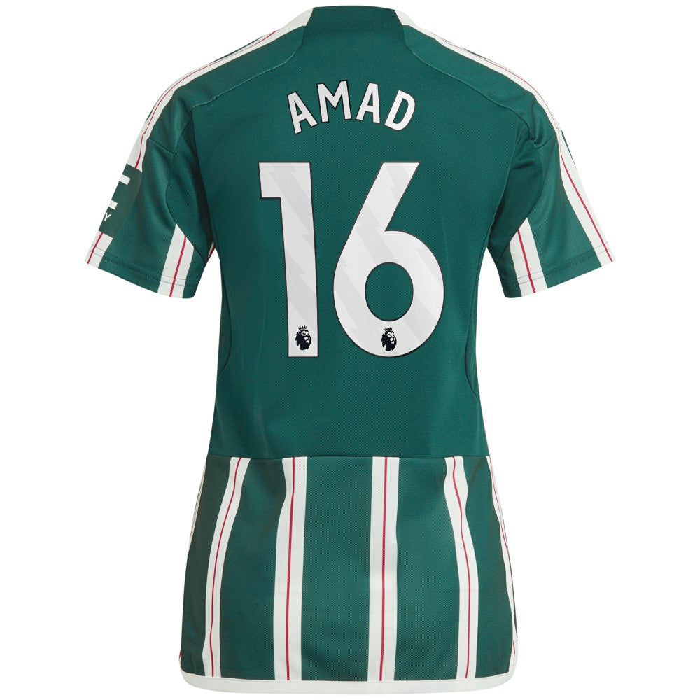 Adidas - Amad Diallo Manchester United Women's Replica Player Jersey – Green
