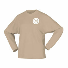 Chicago Cubs Fanatics Women's Branded Fleece Pullover Sweatshirt Outlet