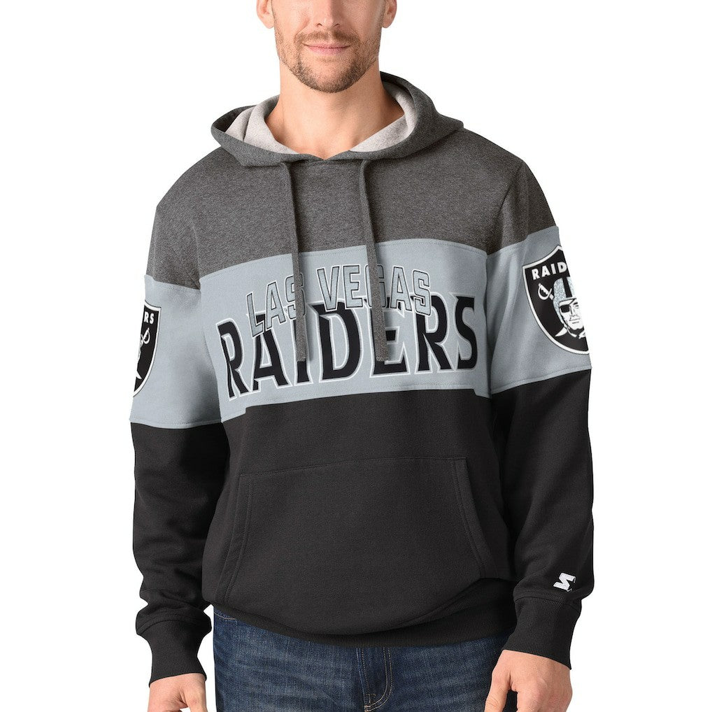 Las Vegas Raiders Starter Extreme Pullover Hoodie - Black - NFL