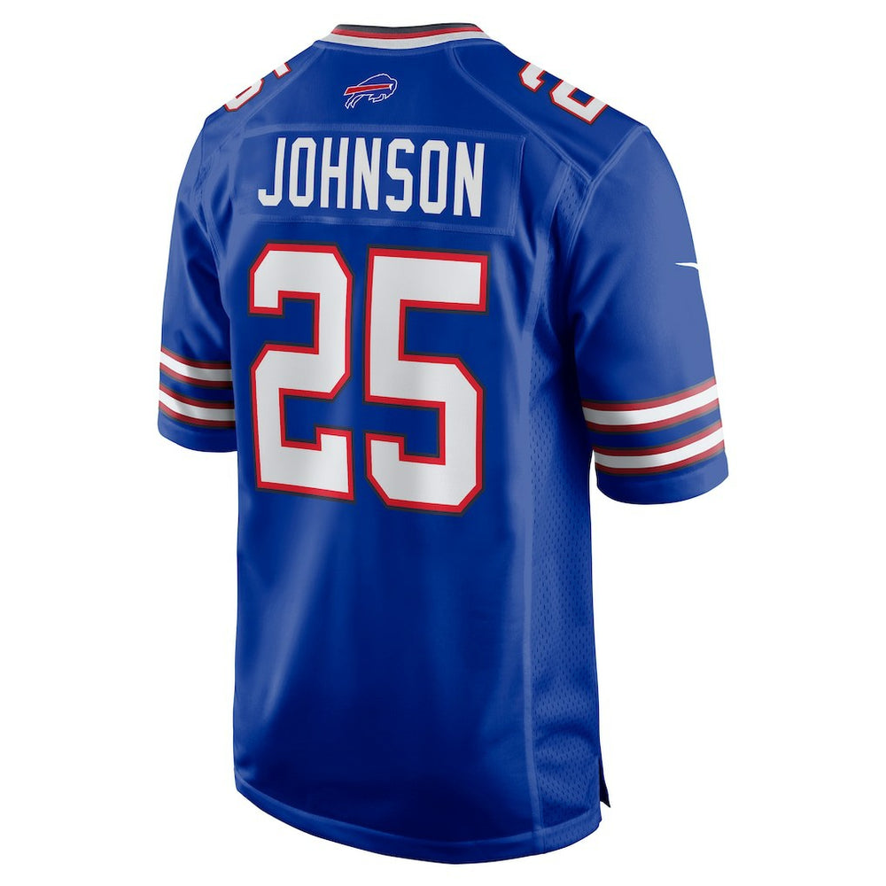 Ty Johnson Buffalo Bills Team Game Jersey - Royal - Nike