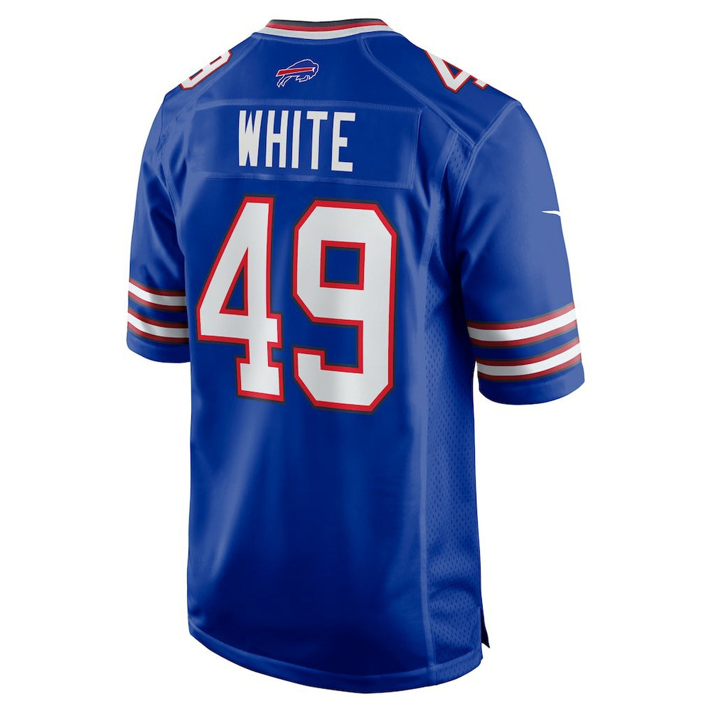 DaShaun White Buffalo Bills Team Game Jersey - Royal - Nike