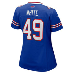 DaShaun White Buffalo Bills Women's Team Game Jersey - Royal - Nike