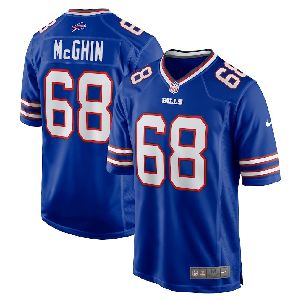 Garrett McGhin Buffalo Bills Team Game Jersey - Royal - Nike