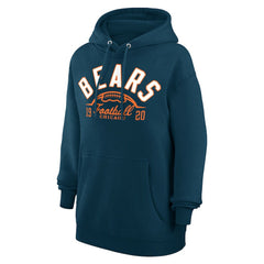 Chicago Bears Starter Unisex Half Ball Team Fleece Pullover Hoodie - Navy - NFL