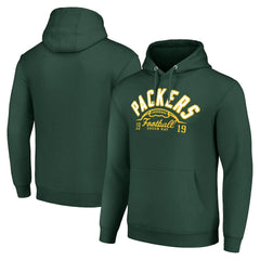 Green Bay Packers Starter Unisex Half Ball Team Fleece Pullover Hoodie - Green - NFL