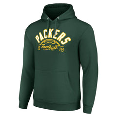 Green Bay Packers Starter Unisex Half Ball Team Fleece Pullover Hoodie - Green - NFL