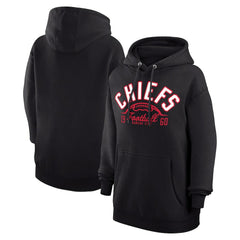 Kansas City Chiefs Starter Unisex Half Ball Team Fleece Pullover Hoodie - Black - NFL