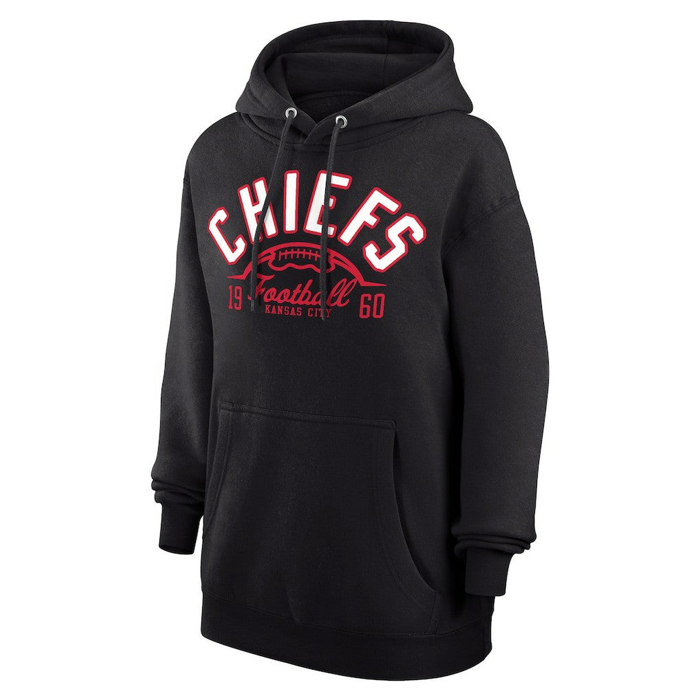 Kansas City Chiefs Starter Unisex Half Ball Team Fleece Pullover Hoodie - Black - NFL