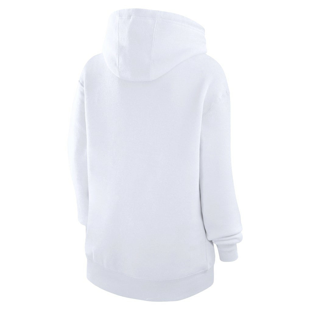 Buffalo Bills Starter Unisex Half Ball Team Fleece Pullover Hoodie - White - NFL
