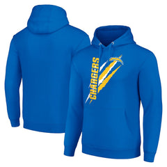 Los Angeles Chargers Starter Unisex Color Scratch Fleece Pullover Hoodie - Royal - NFL