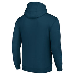 Denver Broncos Starter Unisex Color Scratch Fleece Pullover Hoodie - Navy - NFL