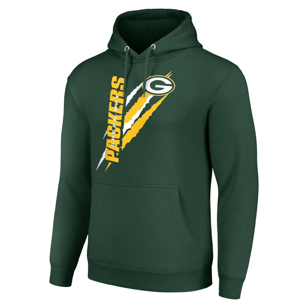 Green Bay Packers Starter Unisex Color Scratch Fleece Pullover Hoodie - Green - NFL