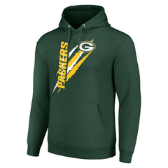 Green Bay Packers Starter Unisex Color Scratch Fleece Pullover Hoodie - Green - NFL