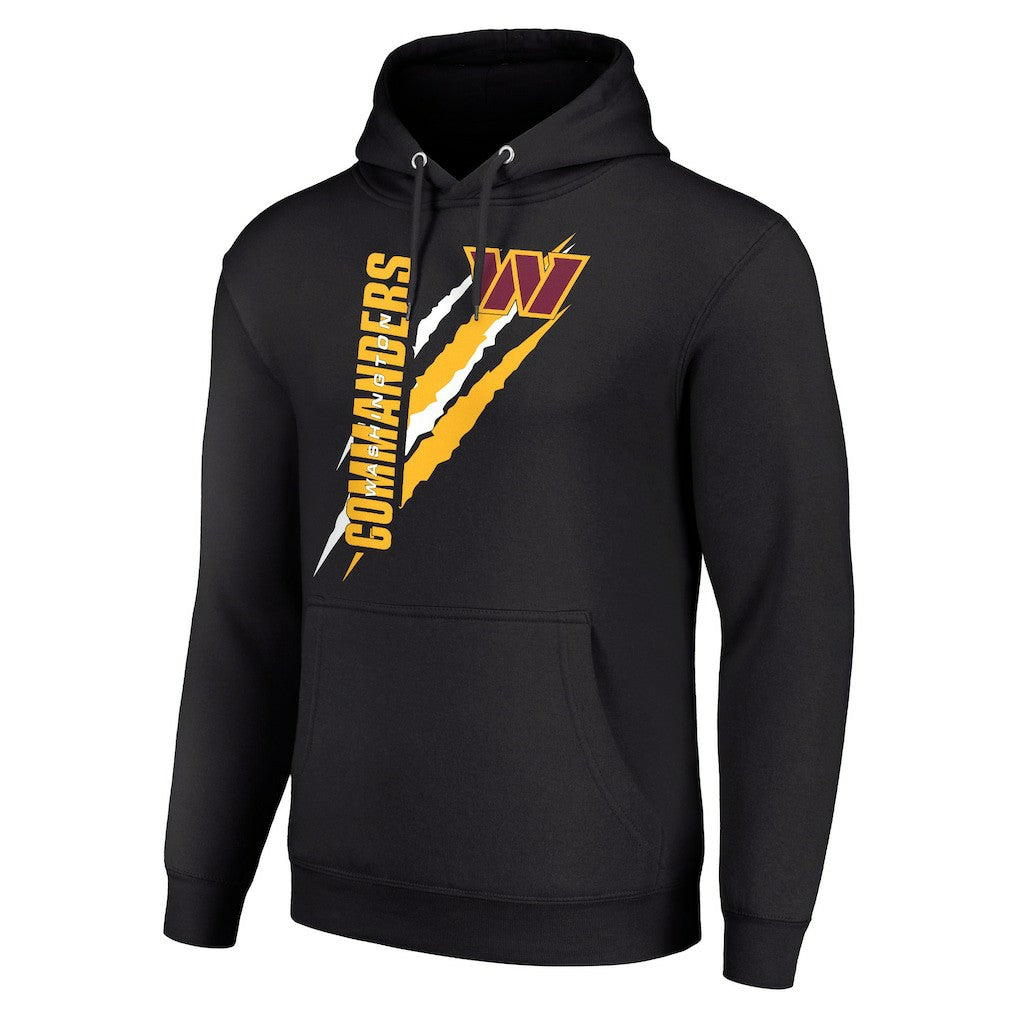 Washington Commanders Starter Unisex Color Scratch Fleece Pullover Hoodie - Black - NFL