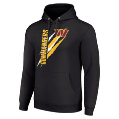 Washington Commanders Starter Unisex Color Scratch Fleece Pullover Hoodie - Black - NFL