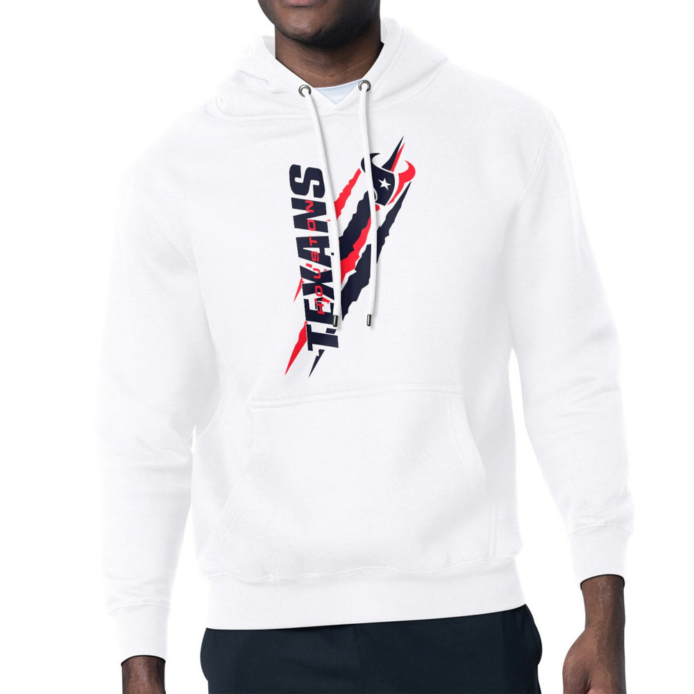 Houston Texans Starter Unisex Color Scratch Fleece Pullover Hoodie - White - NFL