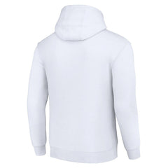 Kansas City Chiefs Starter Unisex Color Scratch Fleece Pullover Hoodie - White - NFL