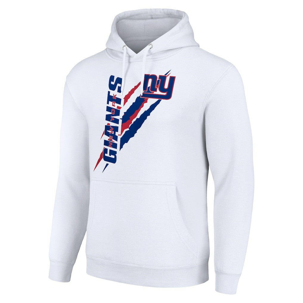 New York Giants Starter Unisex Color Scratch Fleece Pullover Hoodie - White - NFL