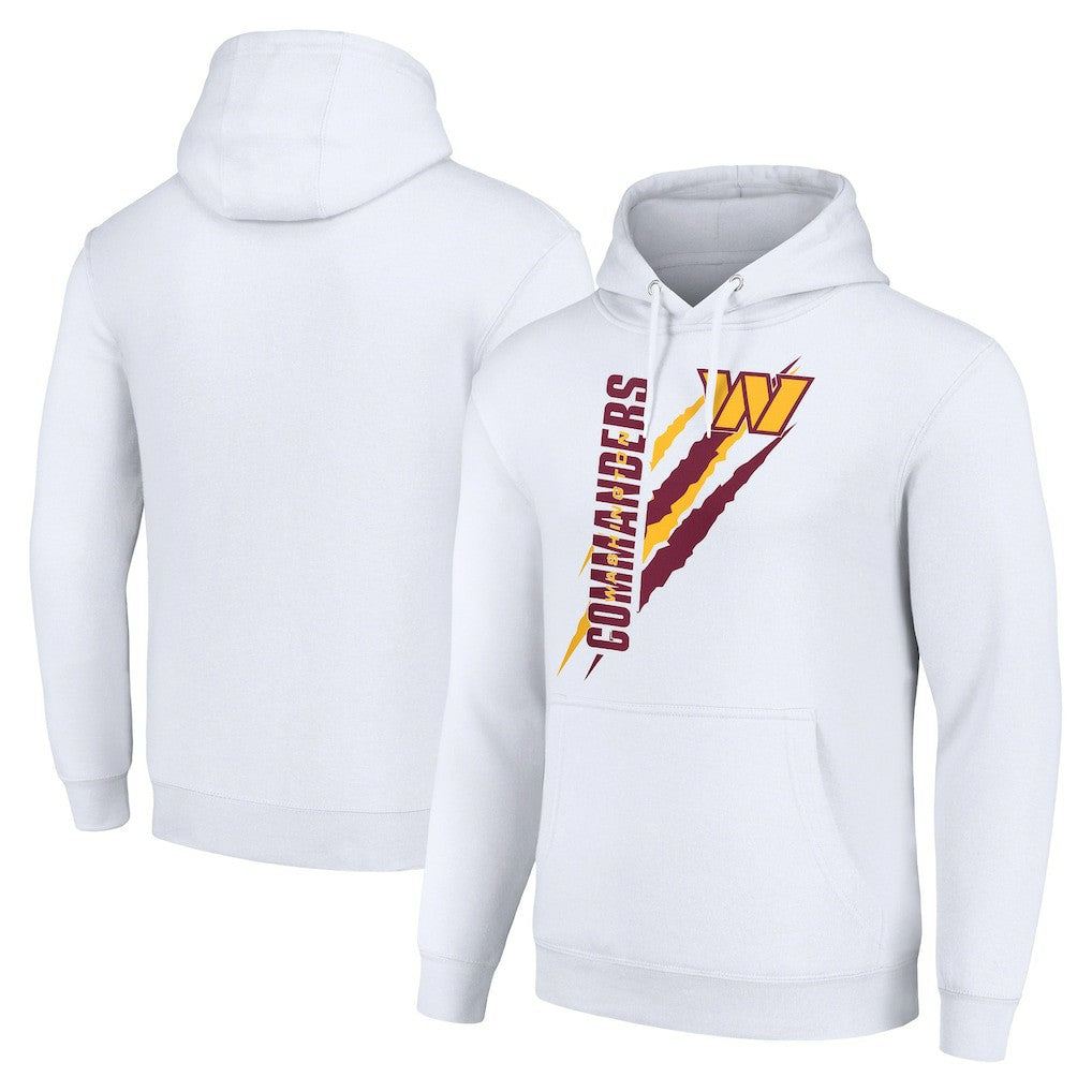 Washington Commanders Starter Unisex Color Scratch Fleece Pullover Hoodie - White - NFL