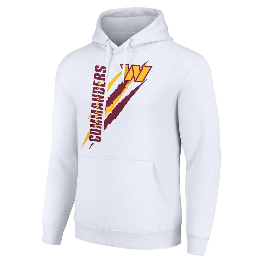 Washington Commanders Starter Unisex Color Scratch Fleece Pullover Hoodie - White - NFL