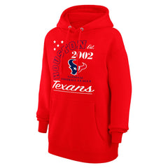 Houston Texans Starter Unisex Arch Team Fleece Pullover Hoodie - Red - NFL