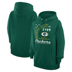 Green Bay Packers Starter Unisex Arch Team Fleece Pullover Hoodie - Green - NFL