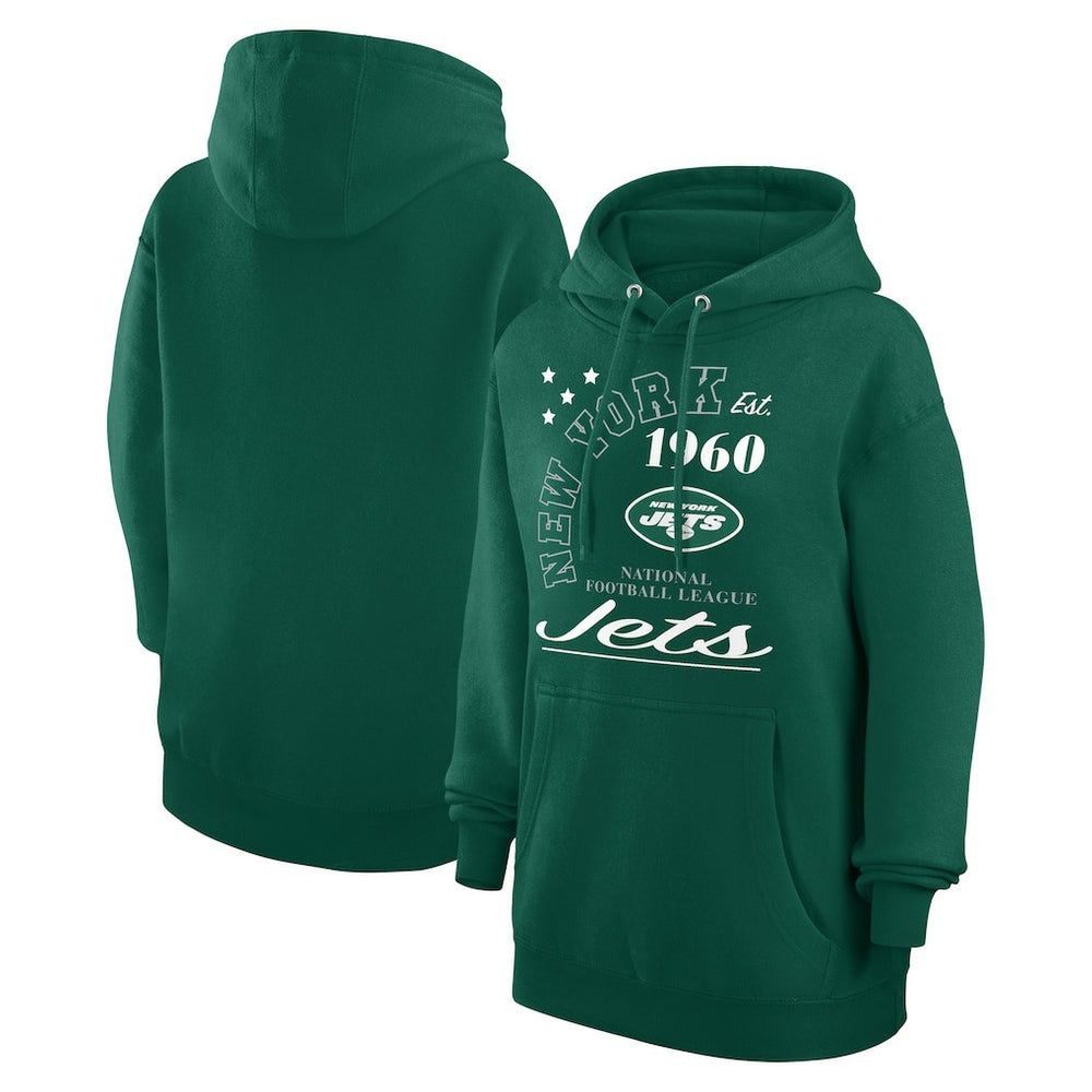 New York Jets Starter Unisex Arch Team Fleece Pullover Hoodie - Green - NFL