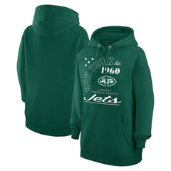 New York Jets Starter Unisex Arch Team Fleece Pullover Hoodie - Green - NFL