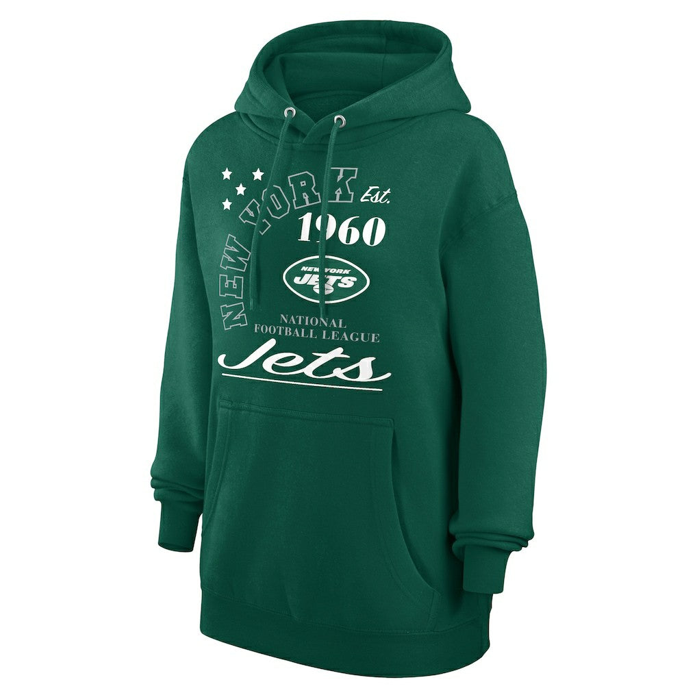 New York Jets Starter Unisex Arch Team Fleece Pullover Hoodie - Green - NFL
