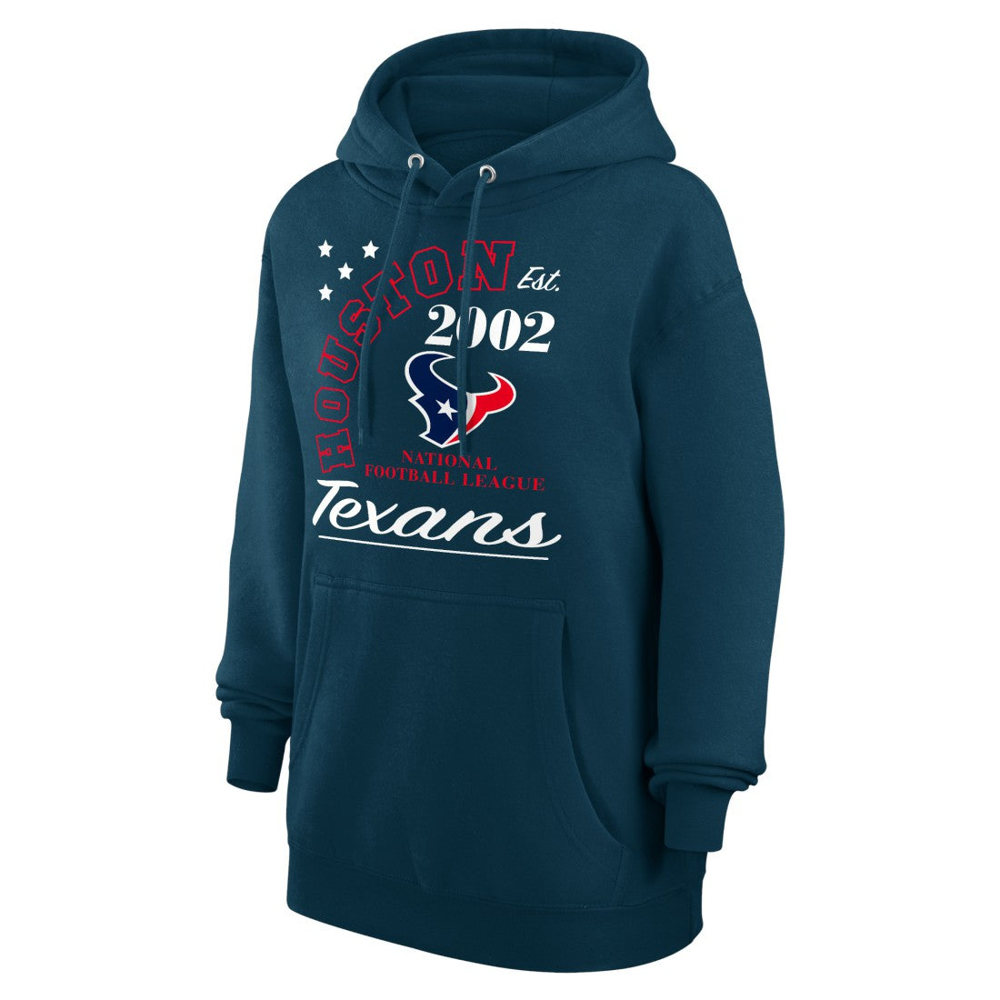 Houston Texans Starter Unisex Arch Team Fleece Pullover Hoodie - Navy - NFL