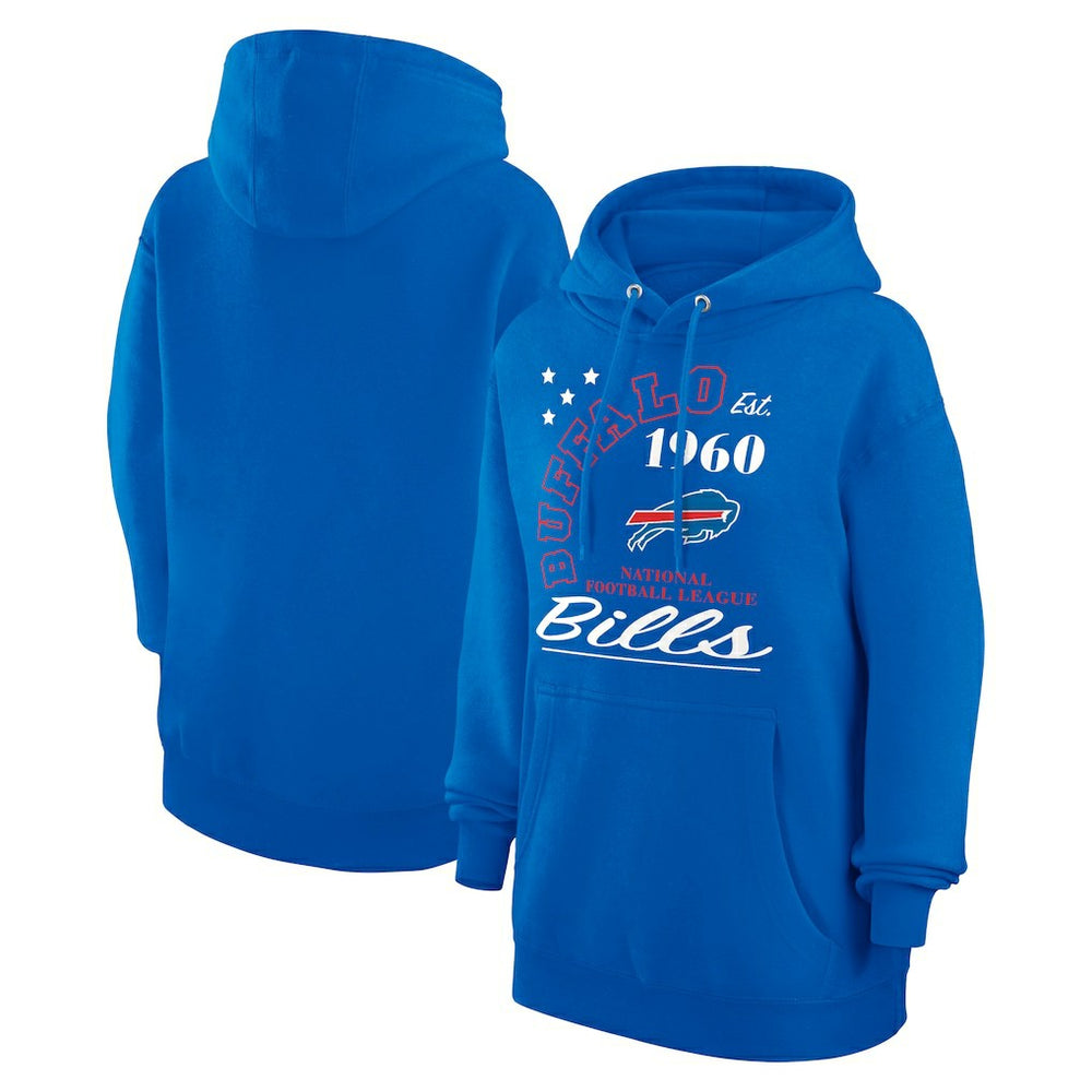 Buffalo Bills Starter Unisex Arch Team Fleece Pullover Hoodie - Royal - NFL