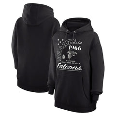Atlanta Falcons Starter Unisex Arch Team Fleece Pullover Hoodie - Black - NFL