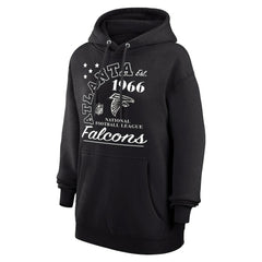 Atlanta Falcons Starter Unisex Arch Team Fleece Pullover Hoodie - Black - NFL