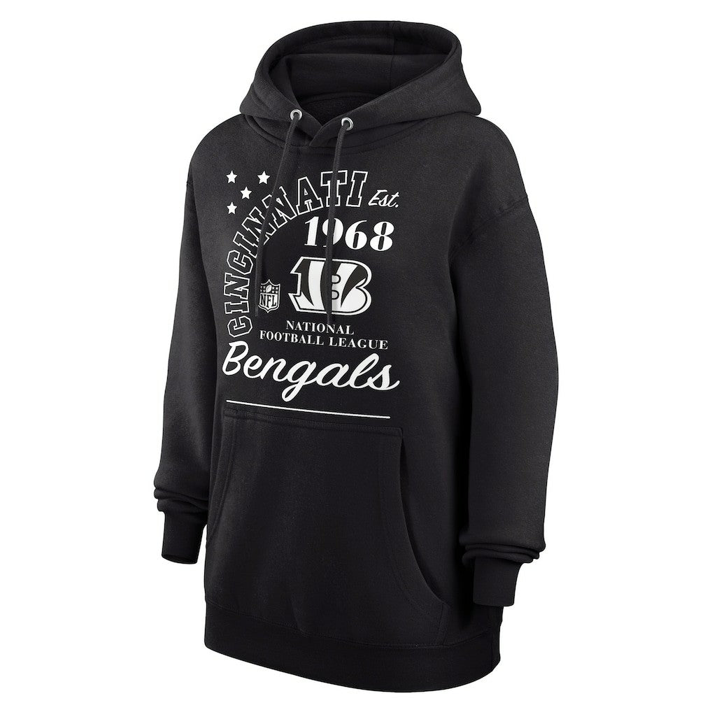 Cincinnati Bengals Starter Unisex Arch Team Fleece Pullover Hoodie - Black - NFL