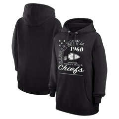 Kansas City Chiefs Starter Unisex Arch Team Fleece Pullover Hoodie - Black - NFL