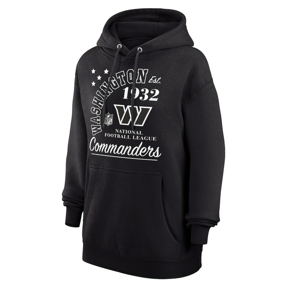 Washington Commanders Starter Unisex Arch Team Fleece Pullover Hoodie - Black - NFL