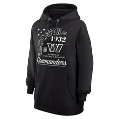 Washington Commanders Starter Unisex Arch Team Fleece Pullover Hoodie - Black - NFL