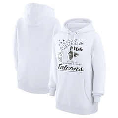 Atlanta Falcons Starter Unisex Arch Team Fleece Pullover Hoodie - White - NFL
