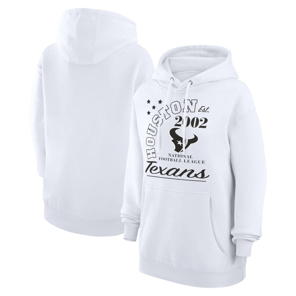 Houston Texans Starter Unisex Arch Team Fleece Pullover Hoodie - White - NFL