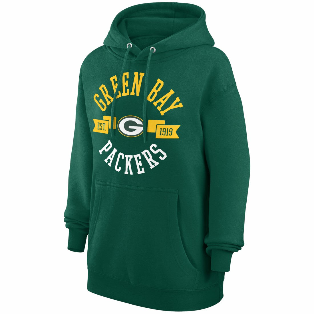 Green Bay Packers G-III 4Her by Carl Banks Women's City Graphic Team Fleece Pullover Hoodie - Green - NFL